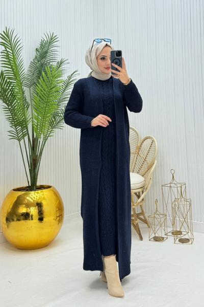 Eda Tesettür Takım Lacivert  Lacivert