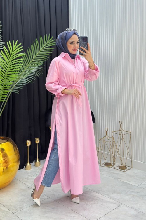Gömlek Tuni̇k Pembe Pembe