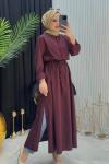 GÖMLEK TUNİK BORDO Bordo