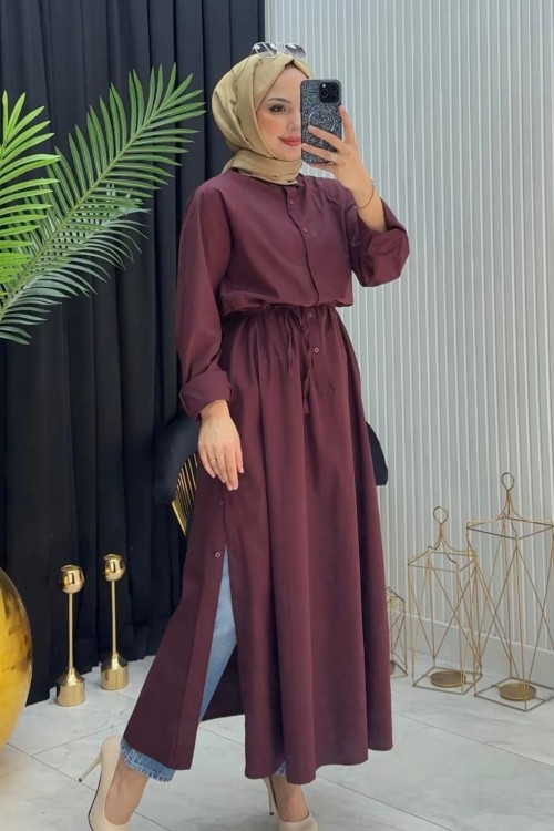 Gömlek Tuni̇k Bordo Bordo