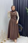İsabel Elbise Takım Kahverengi  Kahverengi