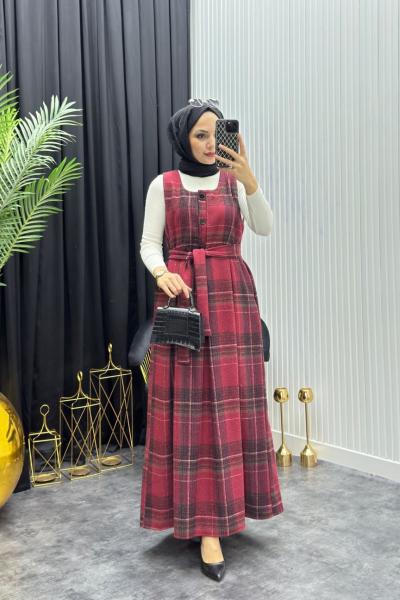 Kumru Jile Bordo Kırmızı