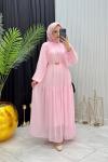 Lady Elbise Pembe Pembe