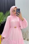 Lady Elbise Pembe Pembe