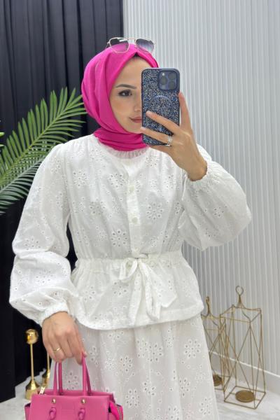 Marlen İkili Takım Beyaz