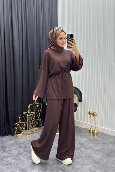 Müge Takım Kahverengi  Kahverengi