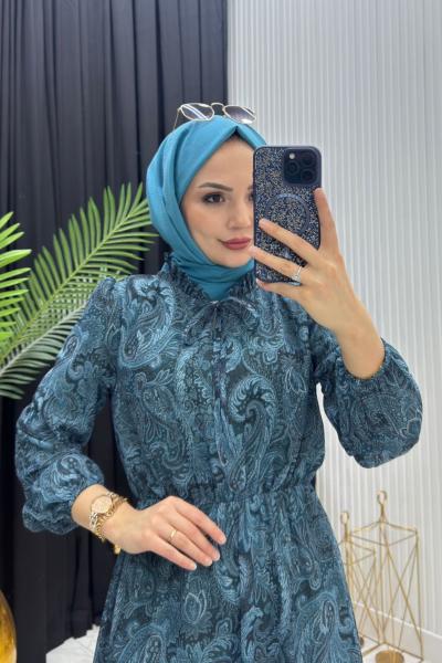 NEVA ELBİSE PETROL MAVİSİ Petrol Mavisi