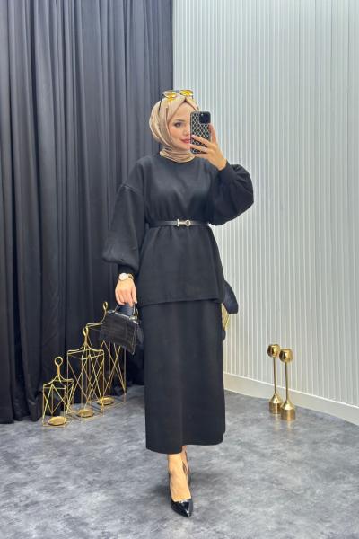 Nora Takım  Siyah Siyah