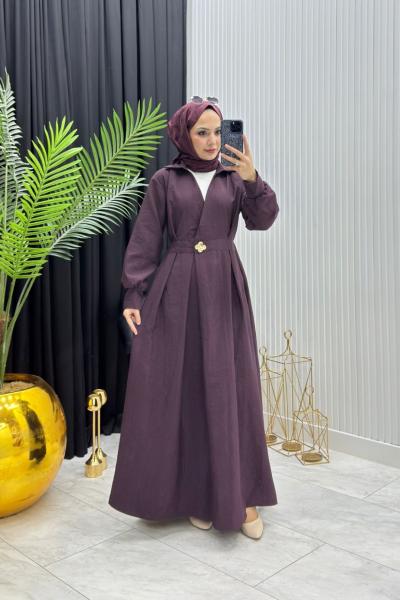 Reva Elbise Bordo Bordo