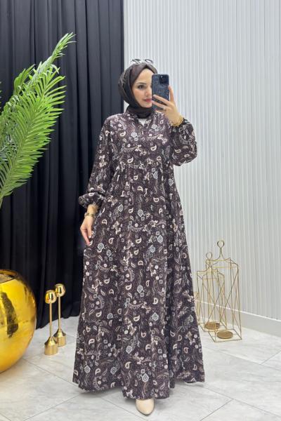 Rüya Elbise Kahverengi  Kahverengi