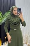Sandy Elbise Haki Yeşili Haki