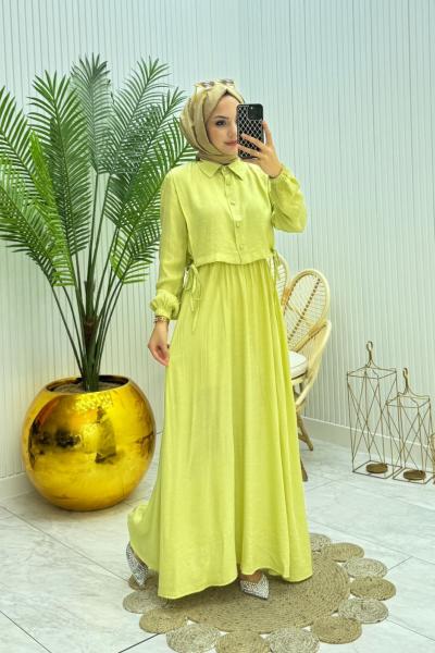 Seren Elbise Yağ Yeşili  Yağ Yeşili