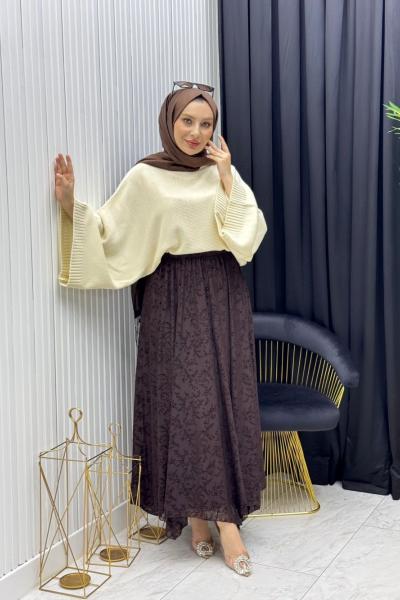 Yasmin Etek Kahverengi  Kahverengi