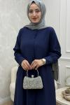 Afra Elbise Lacivert