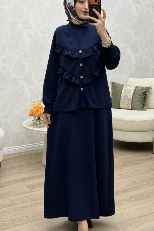 Arzu Elbise Lacivert