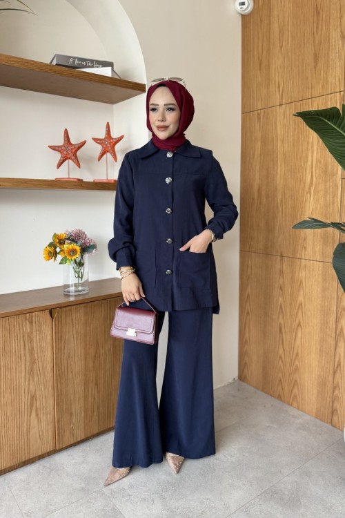 Aysima Takım Lacivert