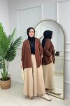 Baggy Etek Pantolon  Bej