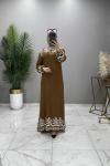 BERFÜ ELBİSE TABA Taba
