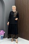 Çağrı Etekli Takım  Siyah