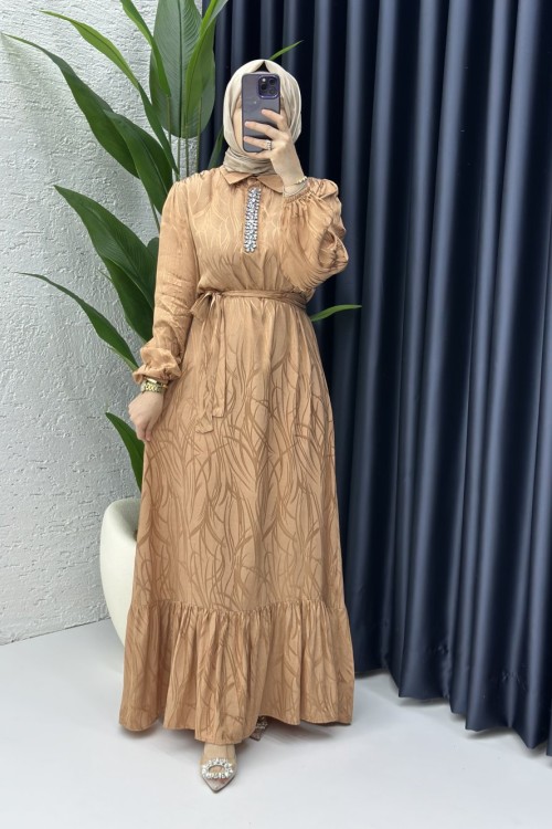 Defne Elbise Camel