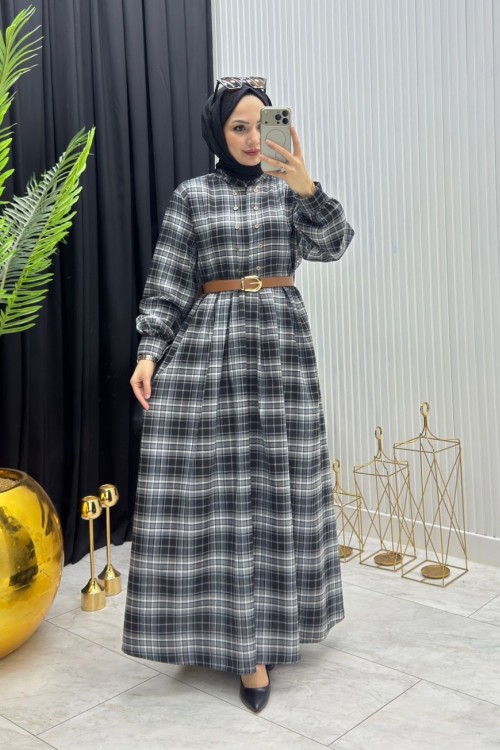 Dünya Elbise Siyah Siyah