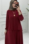 Eflin Etek Takım Bordo