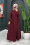 Elite elbise- Bordo