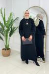 ELVİN ETEKLİ TAKIM - SİYAH