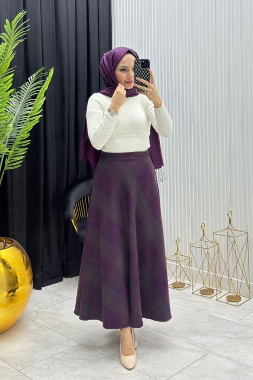 Eylül Etek Mor Mor