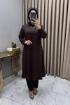 Filiz Tunik Kahve Kahverengi