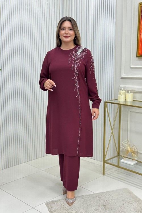 Fulya Takım Bordo