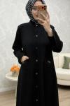 Göksu Ferace Elbise Siyah