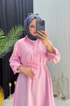 GÖMLEK TUNİK PEMBE Pembe