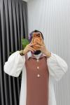 Gül Premıum Aden ELbise Tesettür Giyim