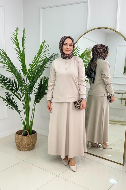 Gülcan Etekli̇ Takim  Bej
