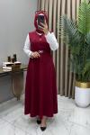Kemerli Jile Bordo Bordo