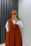Kiremit Premium Zehra Jile Tesettür Giyim