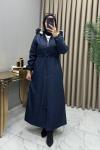 Kışlık Parka Mont Lacivert  Lacivert