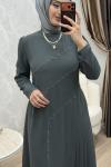 Kristal Abiye Antrasit