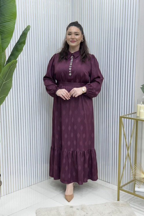 Lal Elbise Bordo
