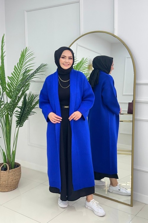LİNDA HIRKA - SAKS MAVİ