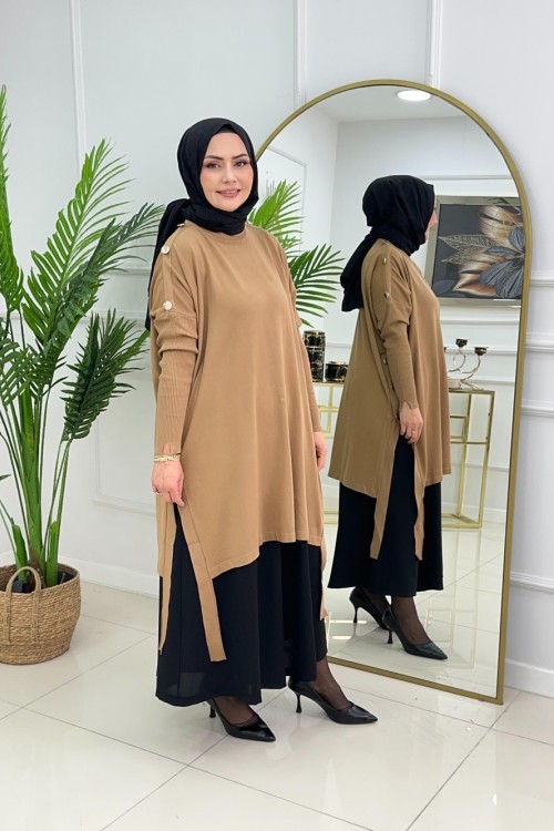 Lumi̇a Merseri̇ze Tuni̇k  Camel