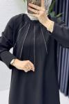 Masal Takım Tesettür Giyim  Siyah