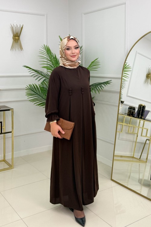 MERVE ELBİSE-ACI KAHVE
