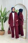 Mi̇a Oysho Takim  Bordo