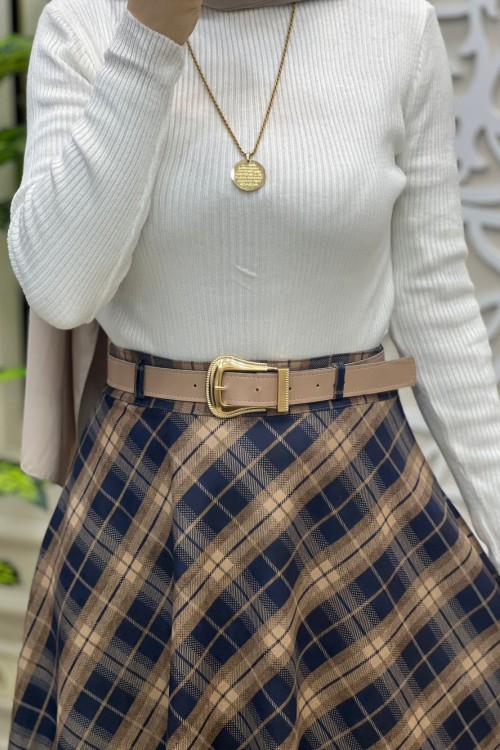 Modern Ekose Etek