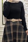 Modern Ekose Etek