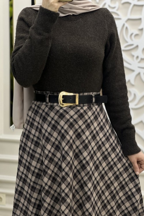 Modern Ekose Etek