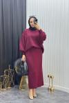 Nora Takım Bordo Bordo