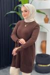 Örgülü Merserize Tunik